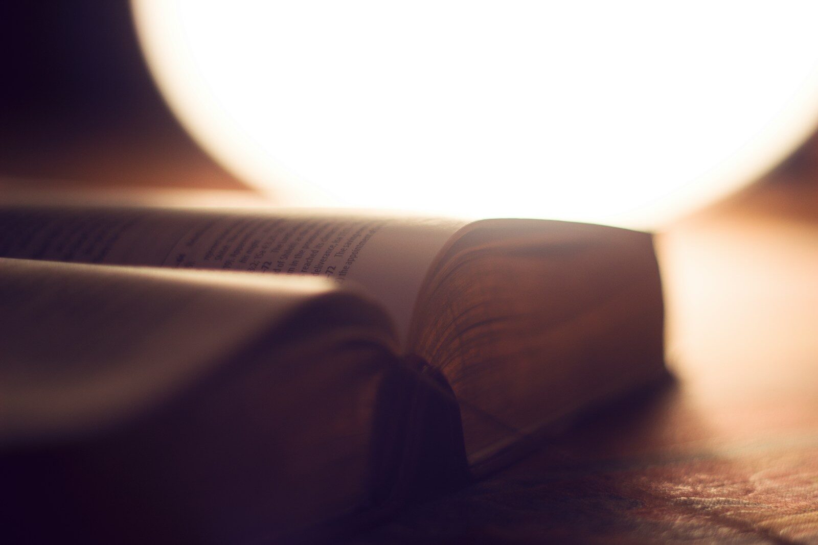 Photo by Cathy Mü open book in shallow photography
